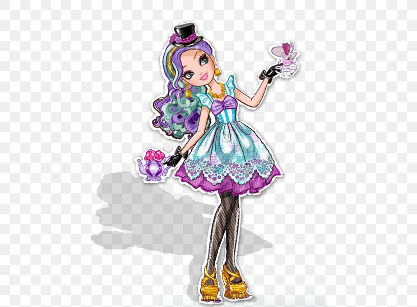 The Mad Hatter YouTube Ever After High Doll Alice's Adventures In Wonderland, PNG, 466x603px, Watercolor, Cartoon, Flower, Frame, Heart Download Free