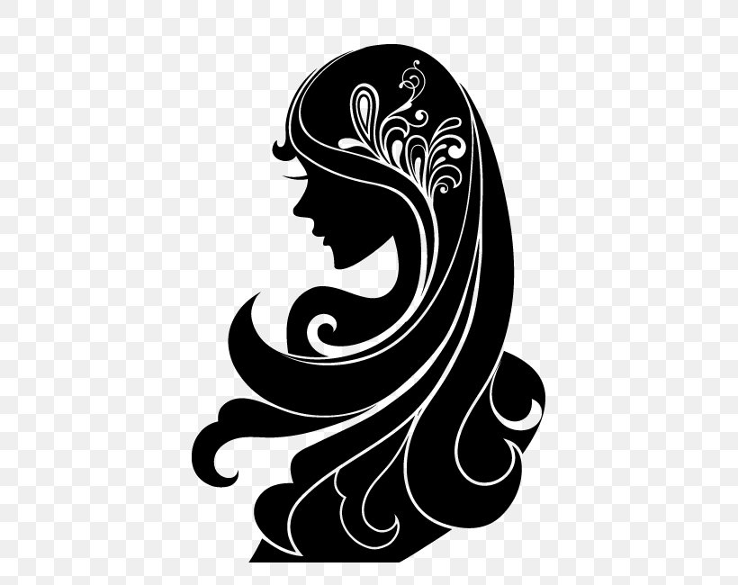 Silhouette Woman Female Drawing, PNG, 650x650px, Silhouette, Adult, Animaatio, Black, Black And White Download Free
