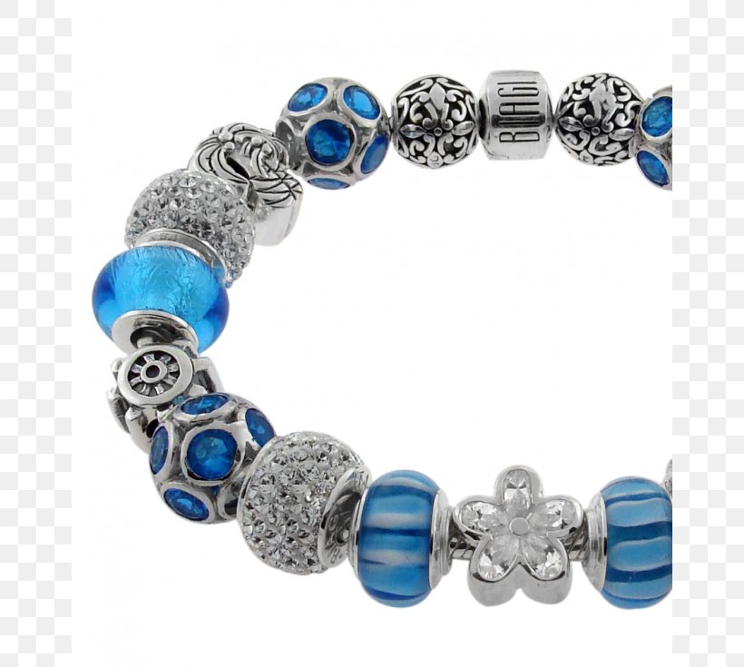 Charm Bracelet Silver Pandora Jewellery, PNG, 774x735px, Bracelet, Anklet, Bead, Blue, Body Jewelry Download Free