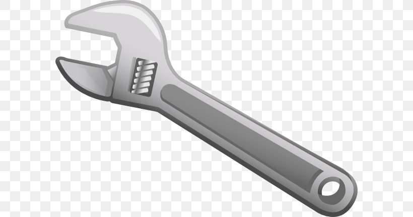 Wrench Hand Tool Adjustable Spanner Clip Art, PNG, 600x431px, Wrench, Adjustable Spanner, Hand Tool, Hardware, Hardware Accessory Download Free