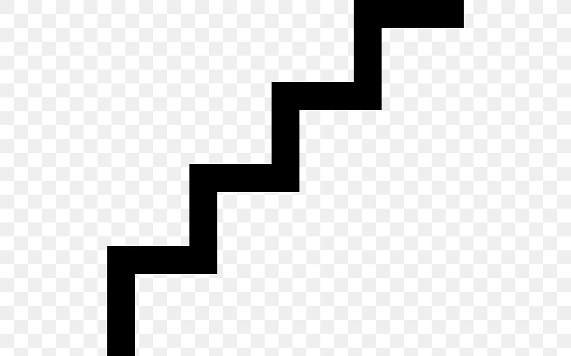 Stairs Clip Art, PNG, 512x512px, Stairs, Black, Black And White, Brand, Diagram Download Free