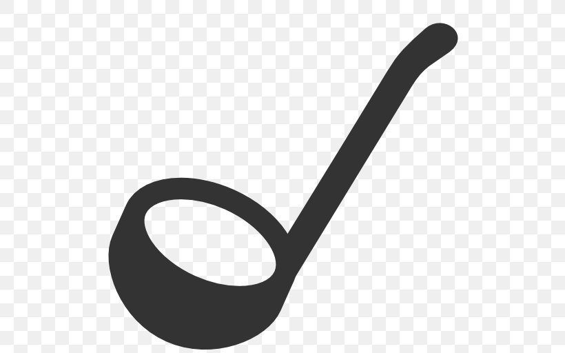 Ladle Spoon Download, PNG, 512x512px, Ladle, Black And White, Food, Fork, Icon Design Download Free