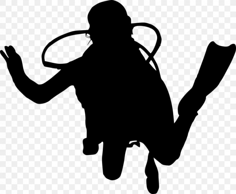 Underwater Diving Scuba Diving Scuba Set Silhouette Clip Art, PNG, 850x699px, Underwater Diving, Black, Black And White, Drawing, Exercise Download Free