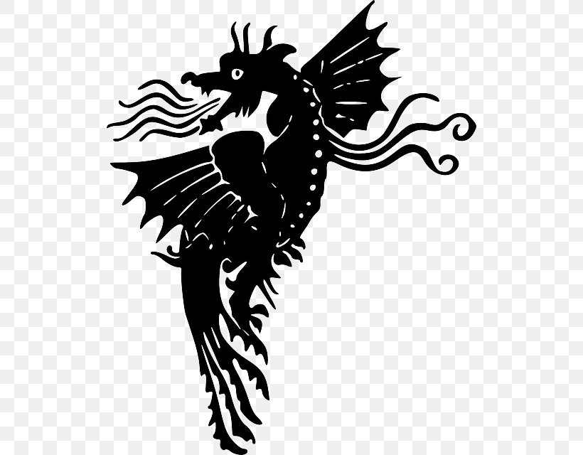 Vector Graphics Dragon Image Clip Art Stock.xchng, PNG, 520x640px, Dragon, Art, Beak, Bird, Black And White Download Free