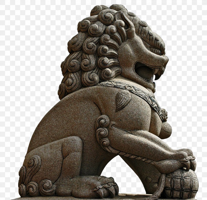 Chinese Guardian Lions Statue Sculpture, PNG, 2074x2000px, Lion, Archaeological Site, Art, Chinese Guardian Lions, Figurine Download Free