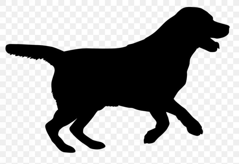 Labrador Retriever Puppy Silhouette Dog Breed Cat, PNG, 929x640px, Labrador Retriever, Animal, Black, Black And White, Carnivoran Download Free