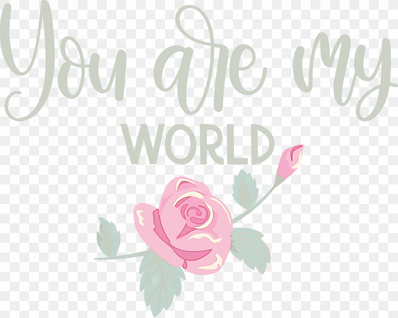 Floral Design, PNG, 3000x2397px, You Are My World, Artist, Floral Design, Fond Blanc, Greeting Card Download Free