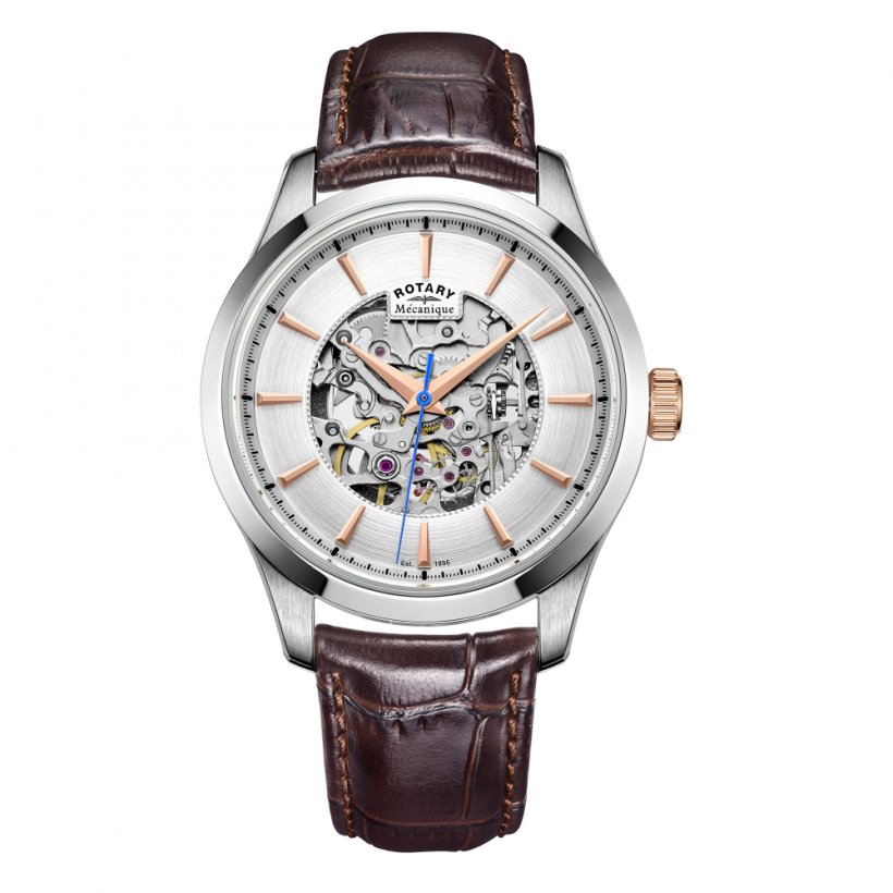 Miyota 8215 Skeleton Watch Leather Strap, PNG, 1000x1000px, Miyota 8215, Automatic Watch, Brand, Dial, Gold Download Free