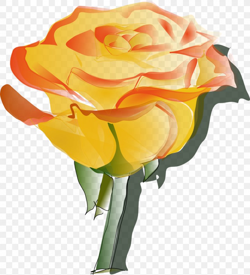 Rose Yellow Flower Clip Art, PNG, 999x1099px, Rose, Color, Cut Flowers, Floral Design, Floristry Download Free