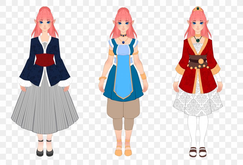 Costume Illustration Cartoon Character Fiction, PNG, 3990x2719px, Costume, Cartoon, Character, Costume Design, Doll Download Free