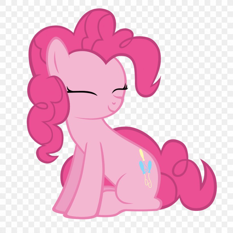Pinkie Pie Pony Rarity Applejack DeviantArt, PNG, 1000x1000px, Watercolor, Cartoon, Flower, Frame, Heart Download Free