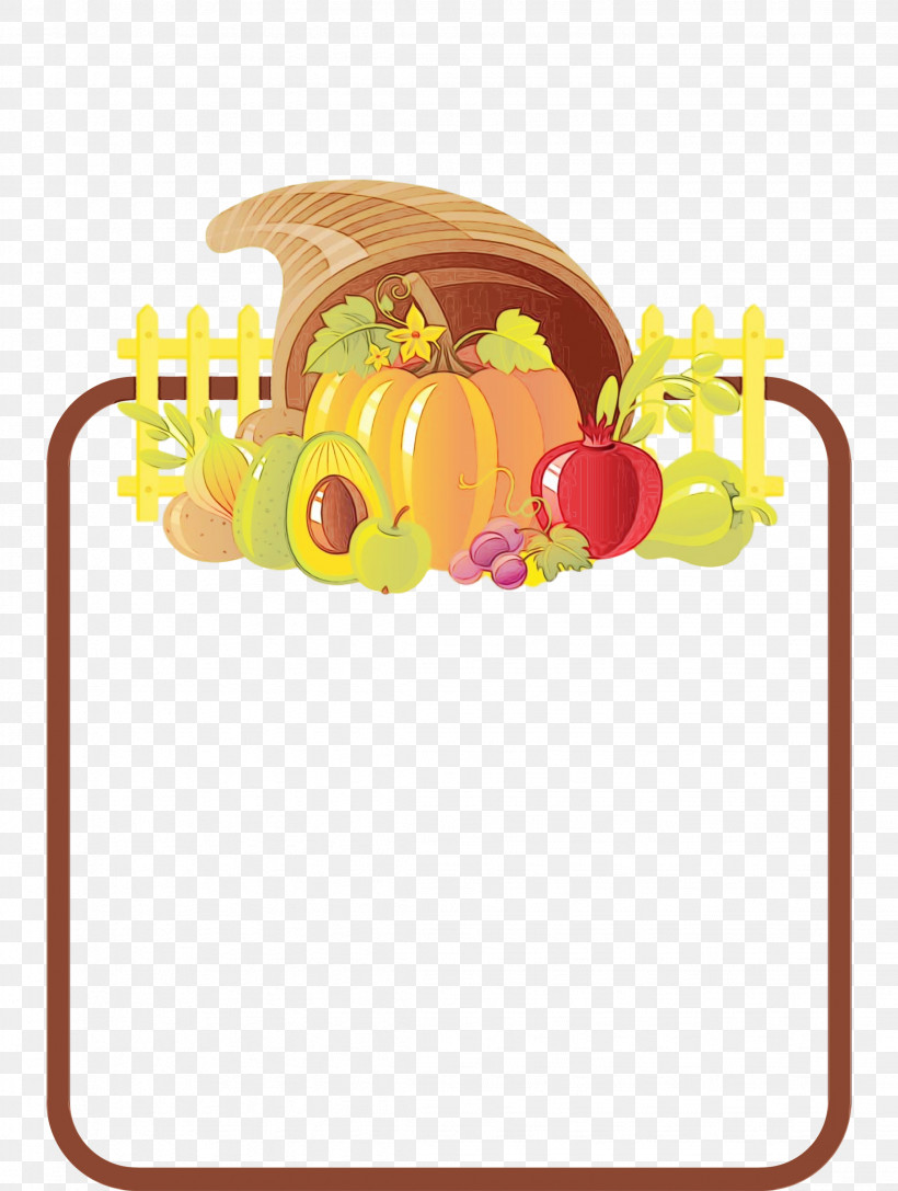 Pumpkin, PNG, 2261x2999px, Thanksgiving Frame, Avocado, Avocado Oil, Carrot, Fruit Download Free