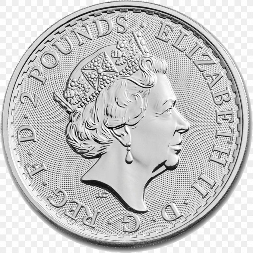 Royal Mint Britannia Bullion Coin Silver Coin, PNG, 900x901px, Royal Mint, Black And White, Britannia, Britannia Silver, Bullion Download Free