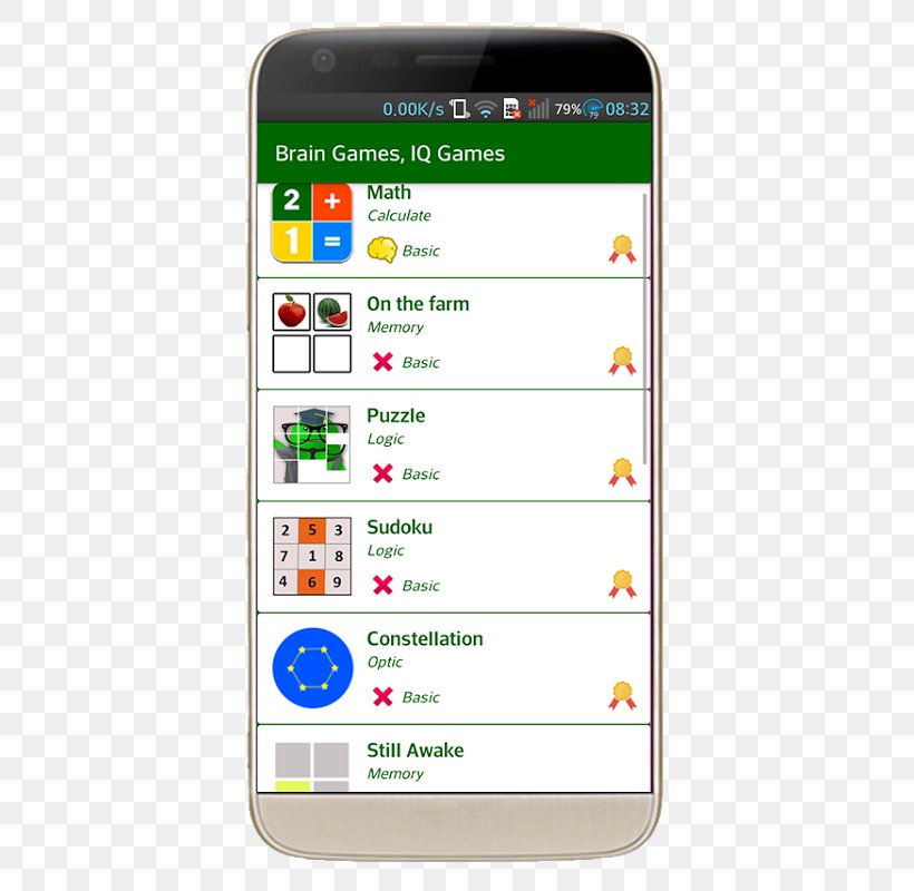 Brain Exercise Games, PNG, 416x800px, Smartphone, Android, Brain Game, Communication Device, Game Download Free