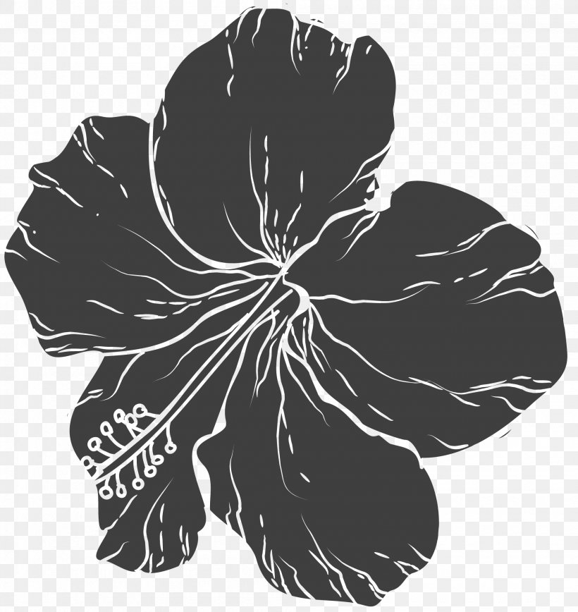 Black And White Flower, PNG, 1995x2114px, Black And White, Designer, Flora, Flower, Flowering Plant Download Free
