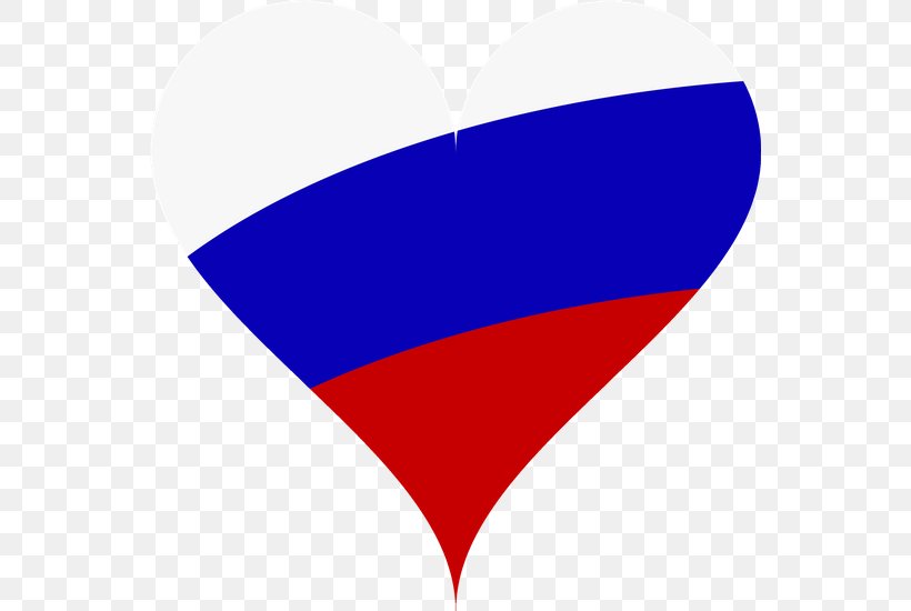 Flag Of Russia Heart, PNG, 550x550px, Russia, Electric Blue, Flag, Flag Of Russia, Heart Download Free