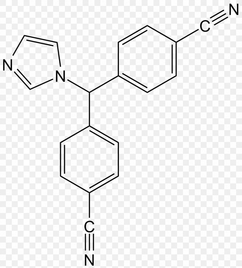 Letrozole Aromatase Inhibitor Nonsteroidal, PNG, 906x1002px, Letrozole, Androgen, Area, Aromatase, Aromatase Inhibitor Download Free