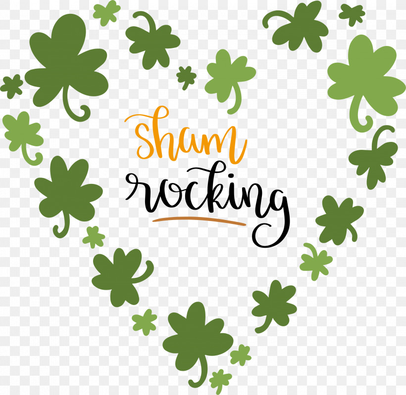 Sham Rocking Patricks Day Saint Patrick, PNG, 3000x2925px, Patricks Day, Flower, Leaf, Leaf Transparent, Logo Download Free