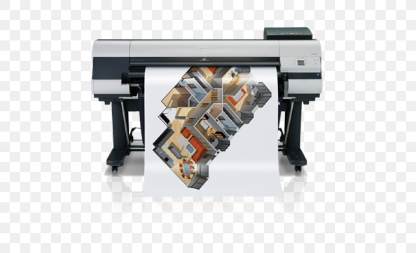 Wide-format Printer Plotter Inkjet Printing Canon Multi-function Printer, PNG, 500x500px, Wideformat Printer, Canon, Computeraided Design, Electronic Device, Imageprograf Download Free