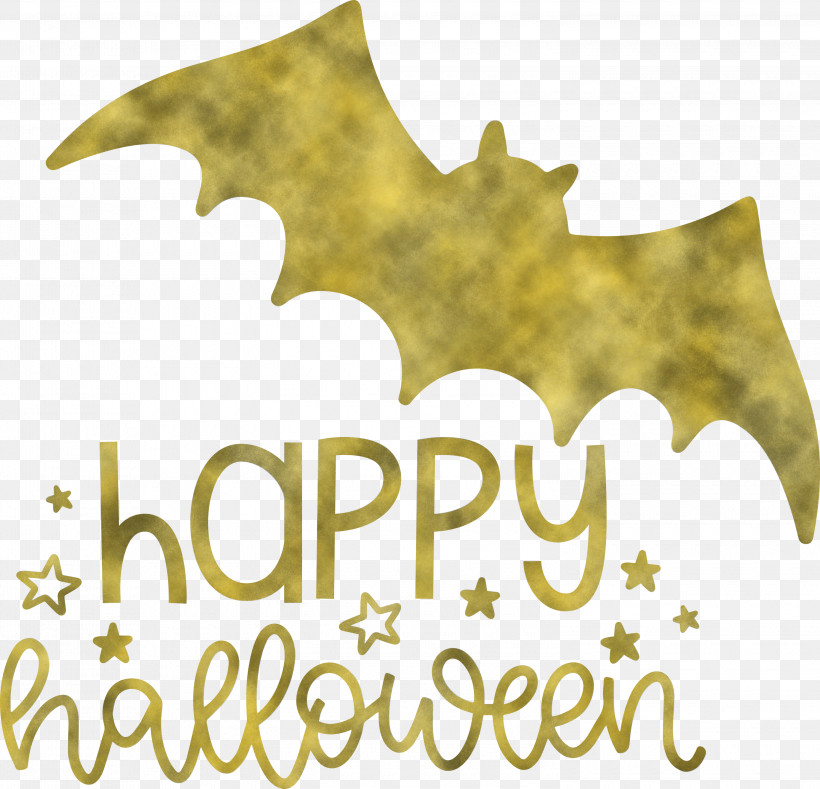 Happy Halloween, PNG, 3000x2887px, Happy Halloween, Batm, Biology, Leaf, Logo Download Free