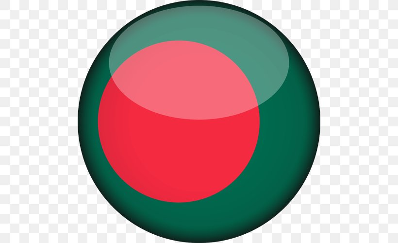 Bangladesh Flag, PNG, 500x500px, Bangladesh, Ball, Flag, Flag Of Bangladesh, Green Download Free