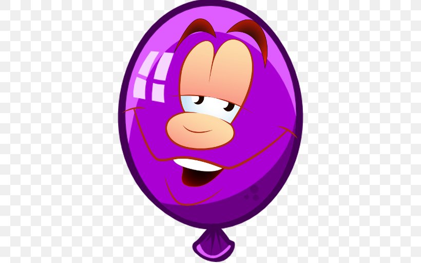 Clip Art Illustration Balloon, PNG, 512x512px, Balloon, Facial Expression, Magenta, Pink, Purple Download Free