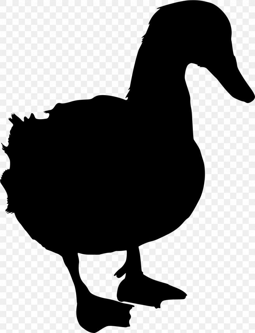 Duck Goose Clip Art Silhouette Fauna, PNG, 1423x1859px, Duck, Beak, Bird, Blackandwhite, Chicken As Food Download Free