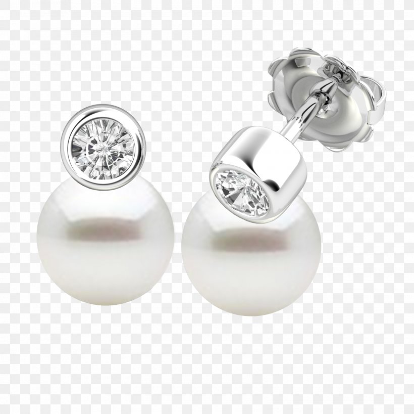 Pearl Earring Jewellery Brilliant Diamond, PNG, 1600x1600px, Pearl, Body Jewellery, Body Jewelry, Brilliant, Diamond Download Free