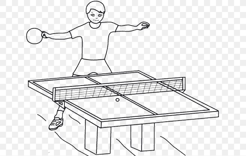 Table Tennis Racket Outline Clip Art at Clker.com - vector clip art online,  royalty free & public domain