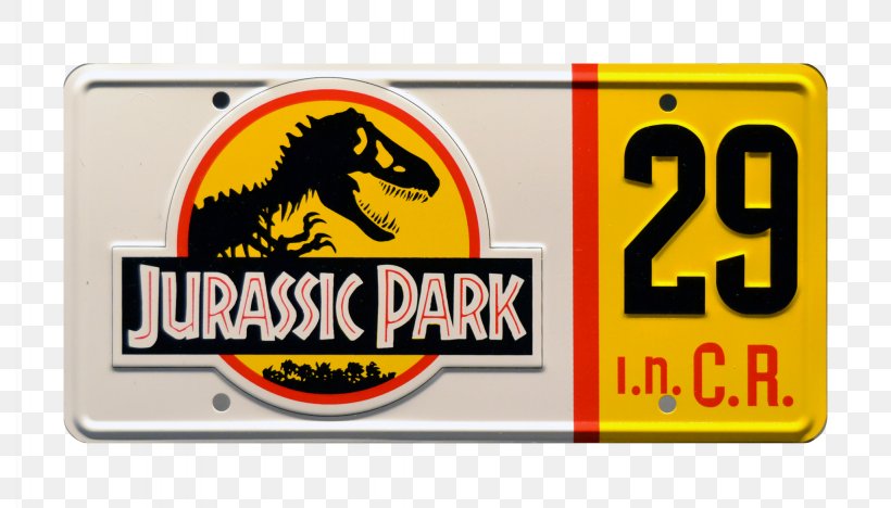 Vehicle License Plates Jurassic Park Logo, PNG, 2048x1170px, Vehicle License Plates, Area, Automotive Exterior, Brand, Hardware Download Free