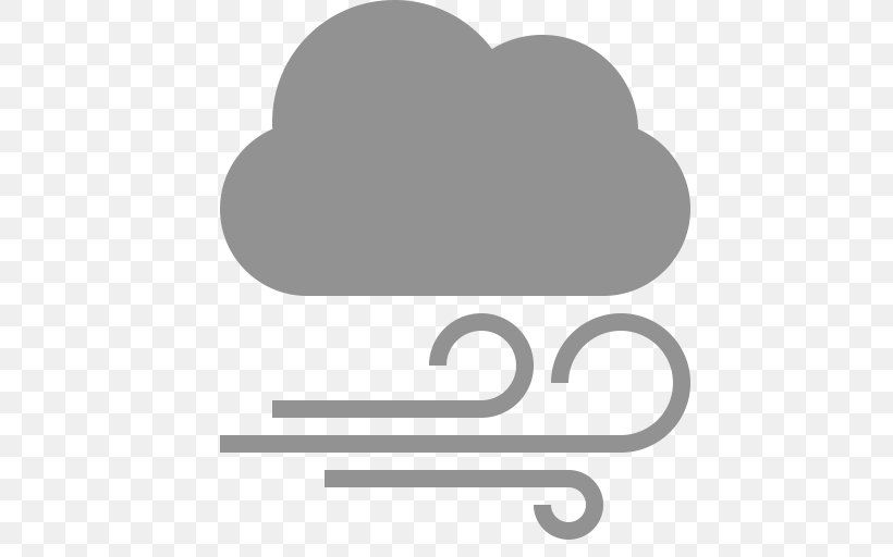 Wind Cloud Clip Art, PNG, 512x512px, Wind, Atmosphere Of Earth, Black And White, Brand, Climate Download Free