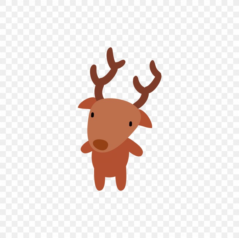 A Coffee Colored Cartoon Deer, PNG, 1600x1600px, Hippopotamus, Animal, Animal Sauvage, Antler, Brown Bear Download Free