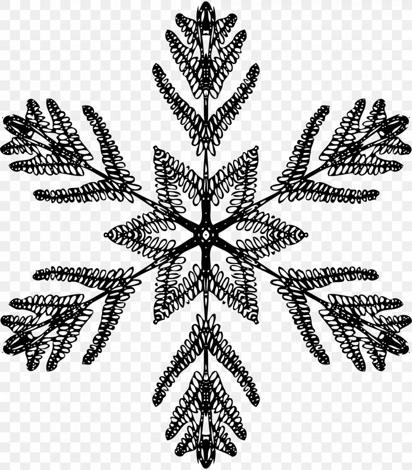 Black And White Snowflake Crystallization Symmetry, PNG, 2096x2390px, Black And White, Crystal, Crystallization, Ice, Ice Crystals Download Free