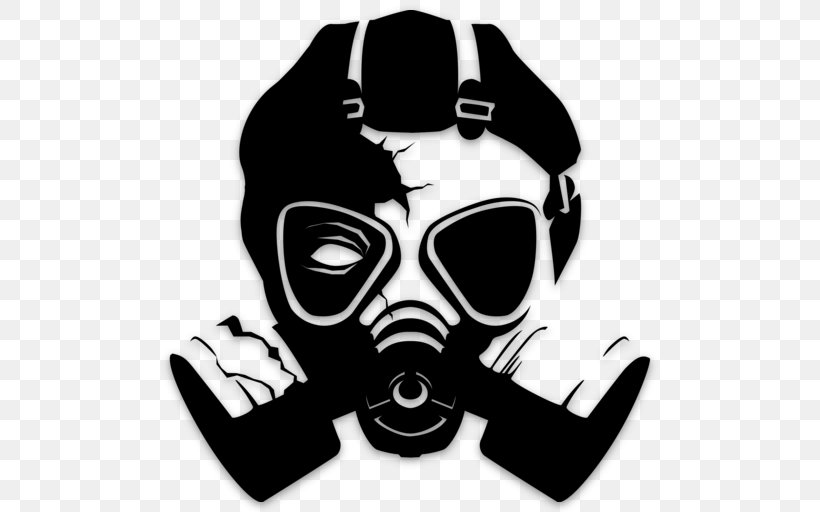 Dystopia Entertainment Decal Bumper Sticker Gas Mask, PNG, 512x512px, Decal, Adhesive, Automotive Design, Black And White, Bumper Sticker Download Free