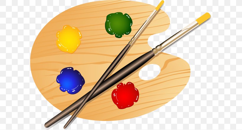 Palette Color Scheme Drawing Painting Clip Art, PNG, 615x441px, Palette, Art, Artist, Brush, Chopsticks Download Free