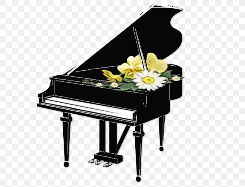 Piano Fortepiano Spinet Pianist Keyboard, PNG, 600x625px, Watercolor, Electronic Device, Fortepiano, Keyboard, Music Download Free