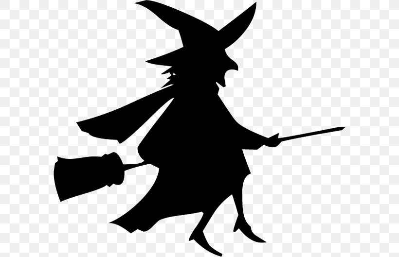 Silhouette Witchcraft, PNG, 600x529px, Silhouette, Artwork, Black, Black And White, Fictional Character Download Free