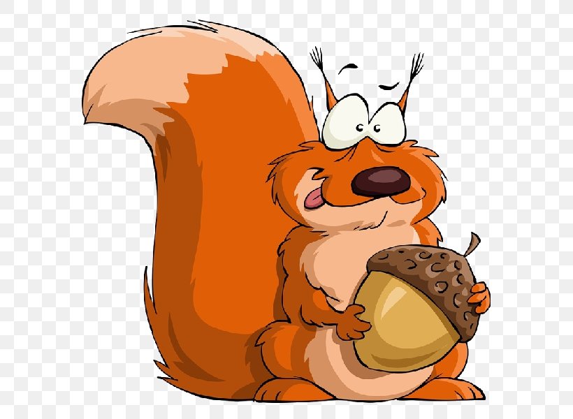 Squirrel Cartoon Clip Art, PNG, 600x600px, Squirrel, Art, Bear, Beaver, Carnivoran Download Free