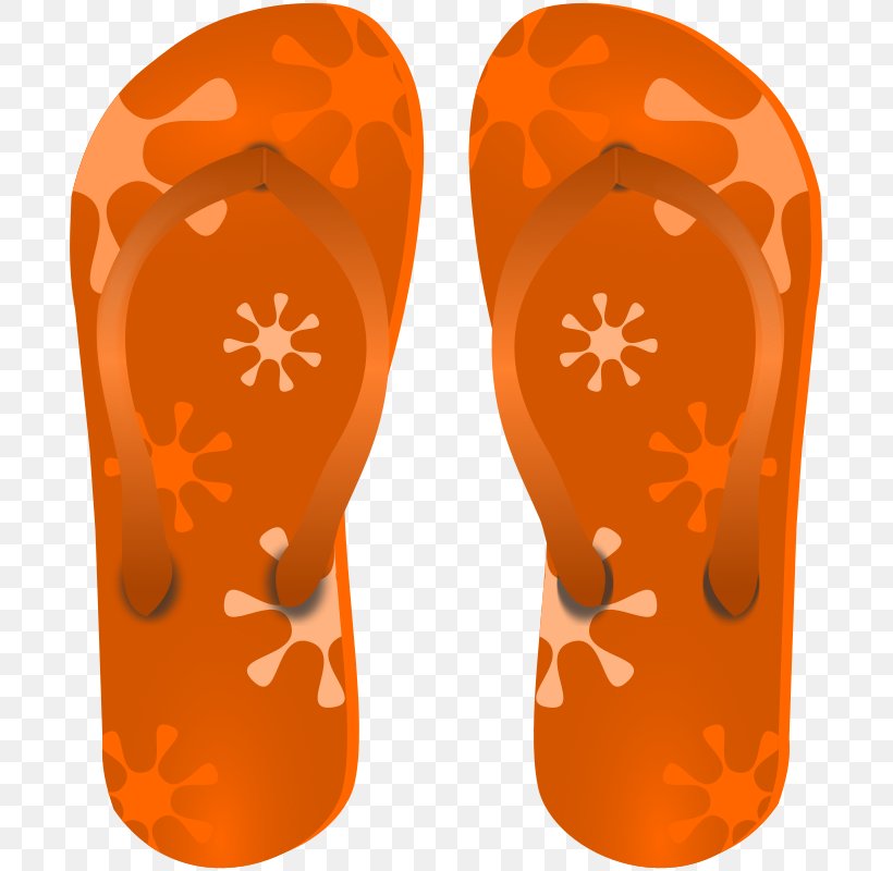 Flip-flops Free Content Sandal Clip Art, PNG, 695x800px, Flipflops, Flip Flops, Footwear, Free Content, Orange Download Free