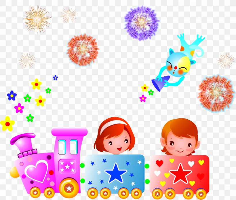 Train Child Kindergarten Clip Art, PNG, 5724x4850px, Train, Area, Art, Baby Toys, Cartoon Download Free