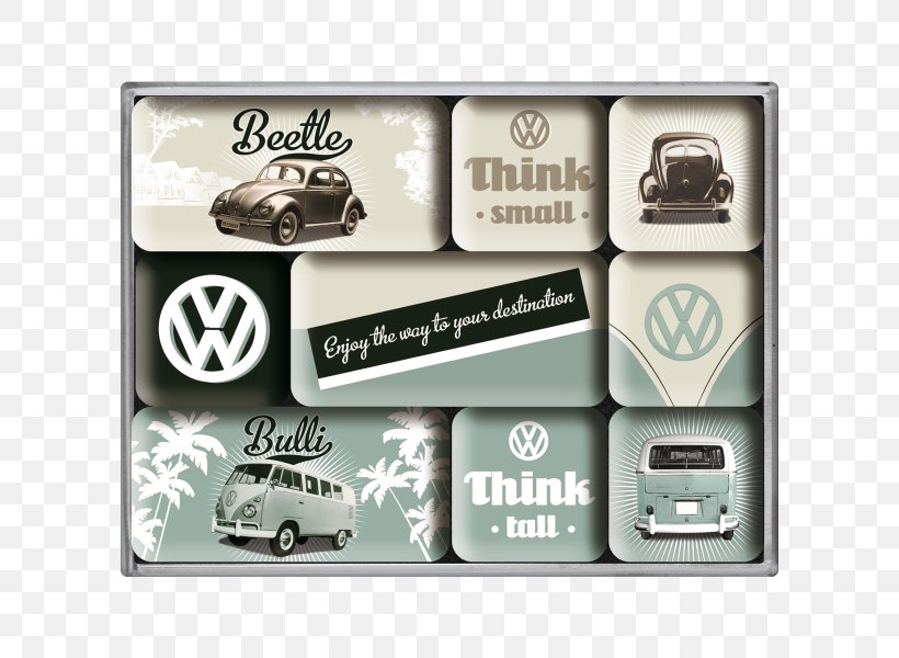 Volkswagen Transporter Volkswagen Beetle MINI Cooper, PNG, 600x600px, Volkswagen, Brand, Craft Magnets, Label, Metal Download Free
