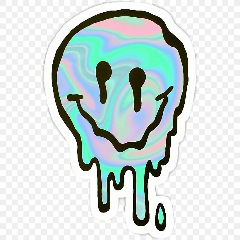 T-shirt Smiley Melting, PNG, 538x818px, Tshirt, Acid House, Clothing, Face, Line Art Download Free