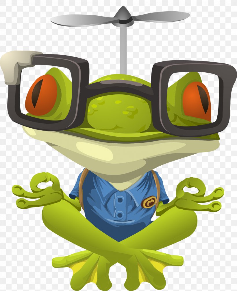 Frog T-shirt Yoga Clip Art, PNG, 1958x2400px, Frog, Amphibian, Bag, Glasses, Jumping Download Free