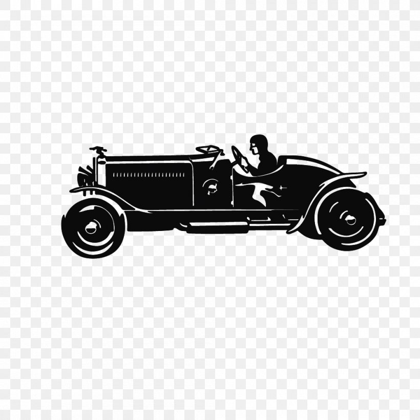 Vintage Car Jeep Silhouette, PNG, 1000x1000px, Car, Antique Car, Automotive Design, Black And White, Brand Download Free