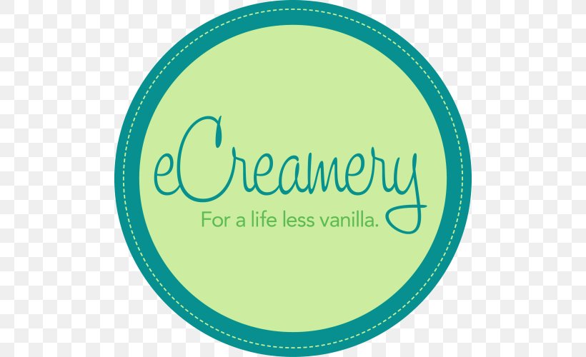 ECreamery Ice Cream & Gelato Logo Frozen Yogurt Coupon, PNG, 500x500px, Ice Cream, Advertising, Aqua, Area, Brand Download Free