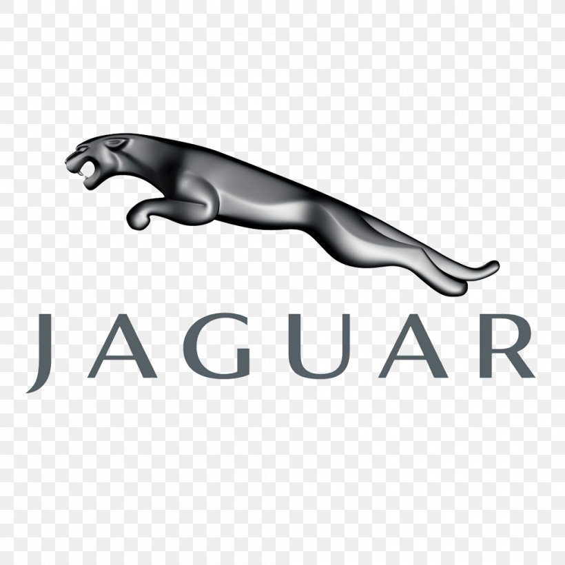 Jaguar Cars Jaguar Land Rover Jaguar F-Type, PNG, 1000x1000px, Jaguar Cars, Black And White, Brand, Car, Carnivoran Download Free