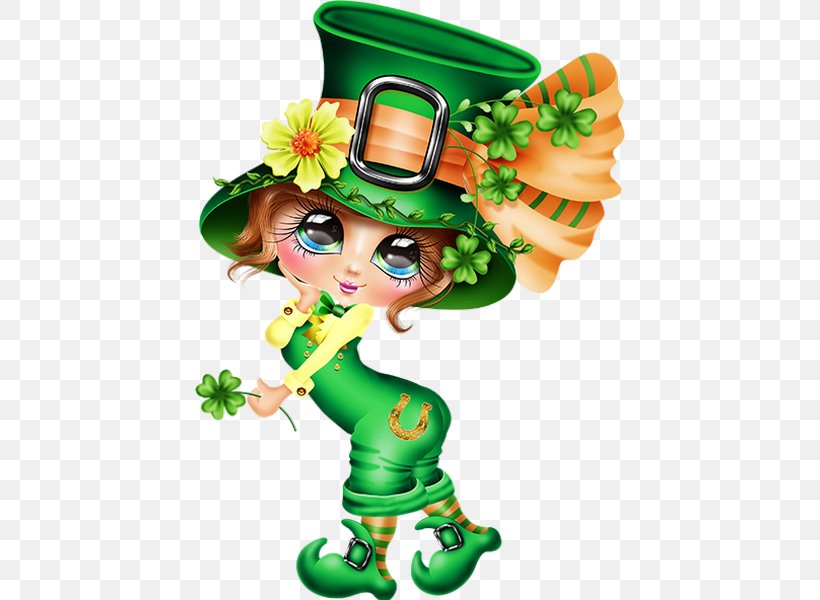Saint Patrick's Day Leprechaun Portable Network Graphics March 17 Image, PNG, 430x600px, Saint Patricks Day, Cartoon, Clover, Doris Day, Fictional Character Download Free