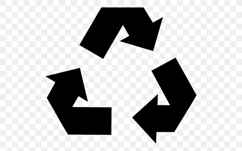 Aluminium Recycling Recycling Symbol Waste, PNG, 512x512px, Recycling, Aluminium Recycling, Area, Black, Black And White Download Free