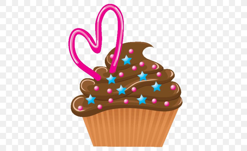 Cupcake Birthday Cake Muffin, PNG, 500x500px, Cupcake, Animaatio, Baking, Baking Cup, Baking Mix Download Free