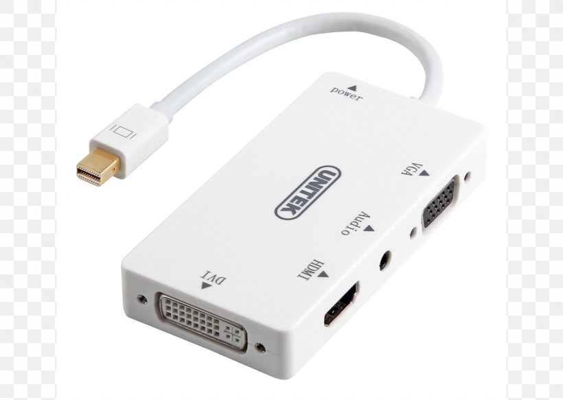 HDMI Adapter Mini DisplayPort Digital Visual Interface, PNG, 1080x768px, Hdmi, Adapter, Cable, Computer Monitors, Digital Audio Download Free